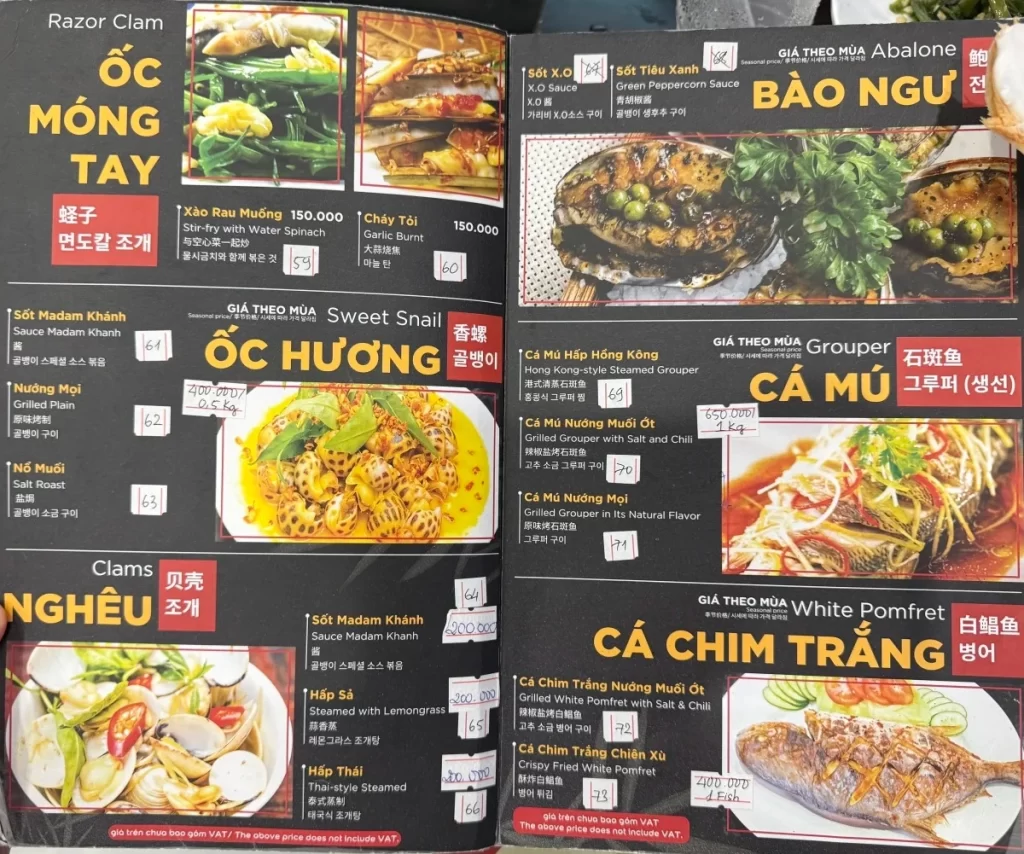 madam khánh grand world phu quoc menu 04