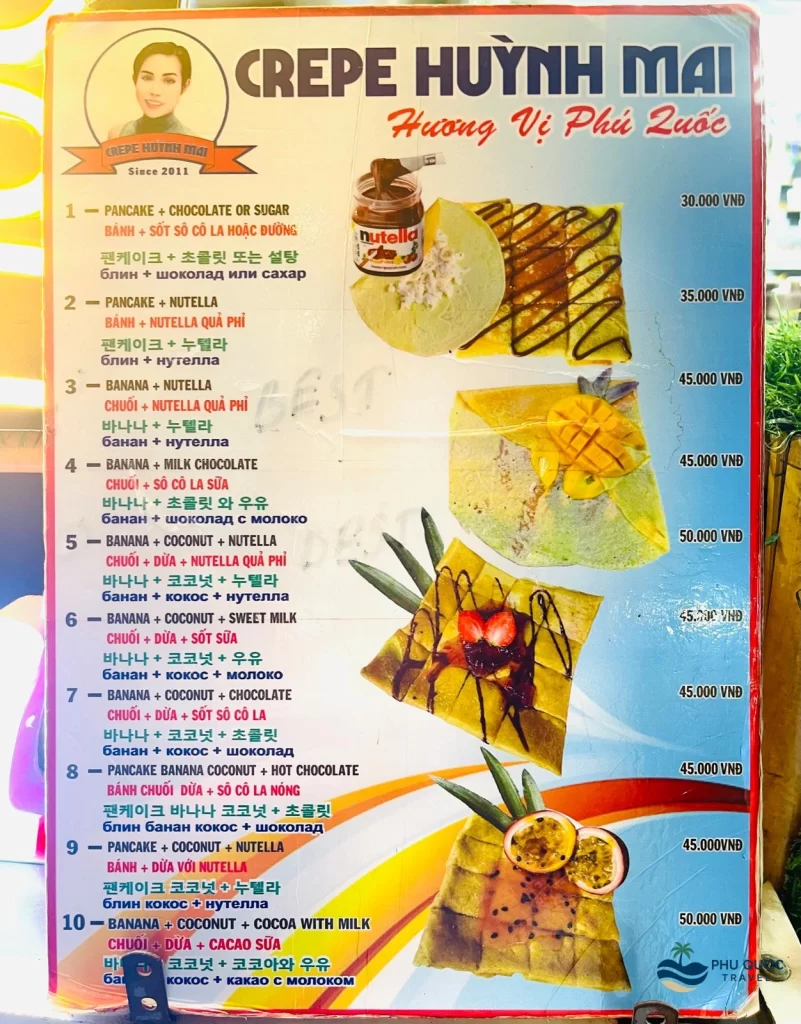 phu quoc night market crepe