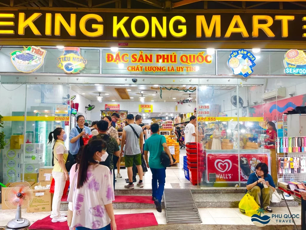 phu quoc night market king kong mart