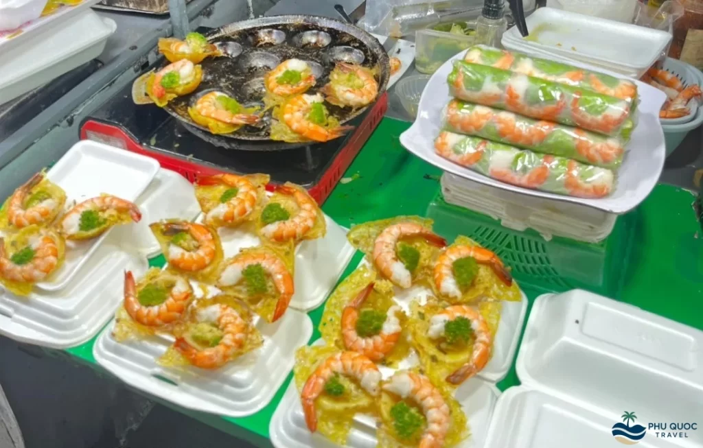 seafood pancake phu quoc night market