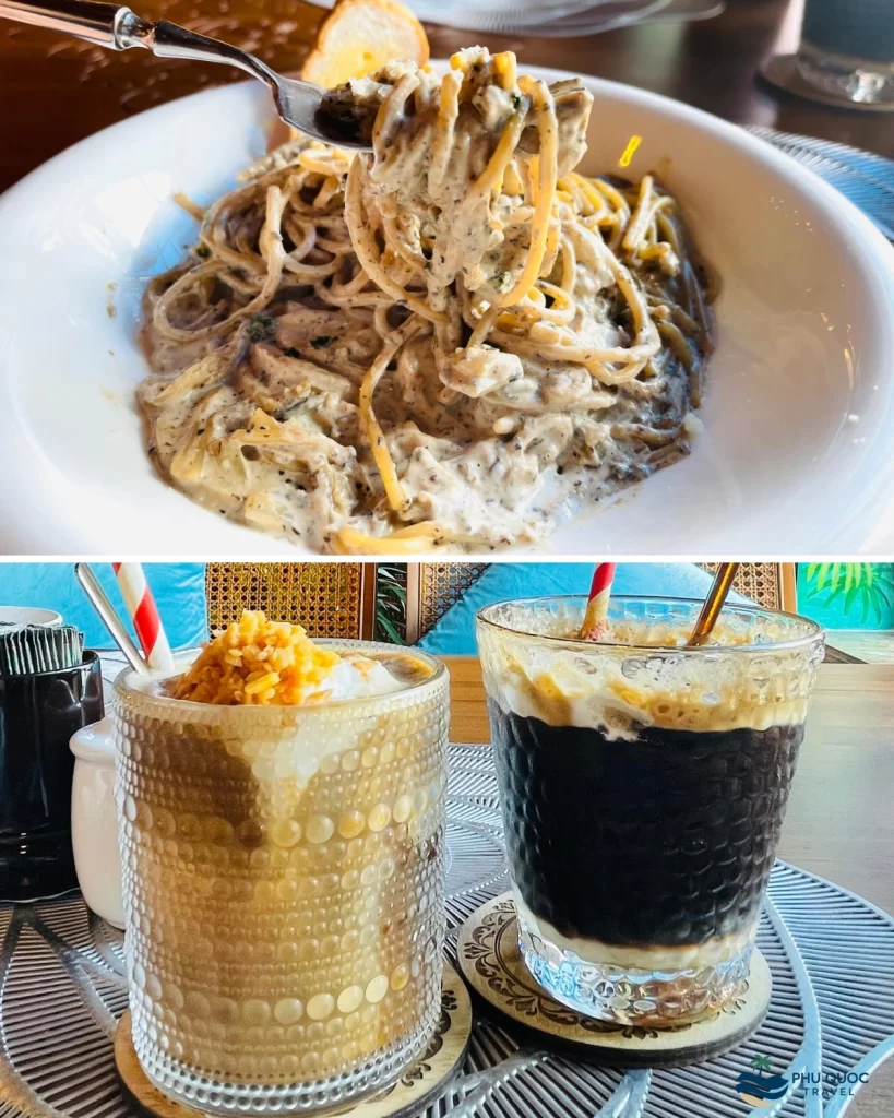 venice cafe sunset town phu quoc